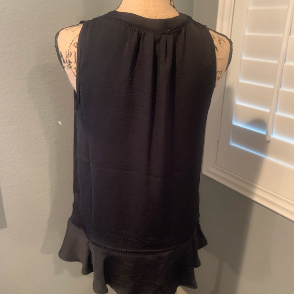 JOEs JEANs collection black sleeveless blouse - Picture 5 of 6